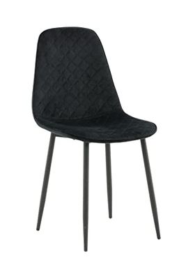 Venture Home Black Polar Diamond Dining Chair Legs Velvet, 528644