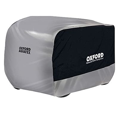 Oxford Aquatex 2016 ATV terreinvoertuig quad motorfiets regen/zon/stof/sneeuw afdekking - wit blauw, klein