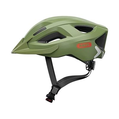 ABUS Aduro 2.0 Casque de Vélo de Ville - Casque de Vélo robuste pour la Circulation Urbaine en Hiver - Unisexe - Vert, Taille S