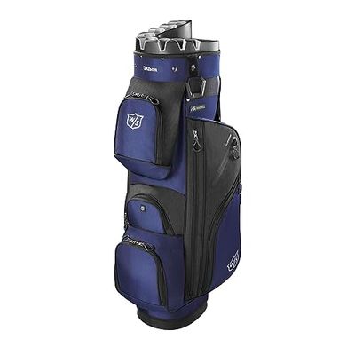 Wilson Staff Golf I-Lock 3 Cart Bag Mens Trolley Bag 14 Way Divider Navy/Black