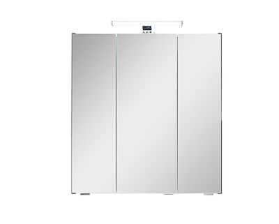 Pelipal Quickset 945 - Armadietto da bagno con specchio, 3 ante e 6 ripiani