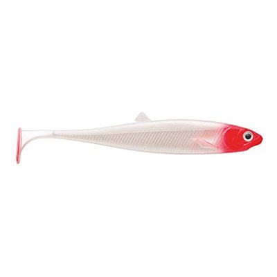 Cebbra Baitfish Cebo Artificial, Unisex-Adult, Blanco/Rojo, 10 cm
