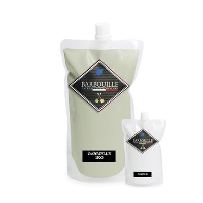 BARBOUILLE - Bar-Résine Gribouille - Résine Epoxy Bi-Composants - Effet Mat - Peinture Mur, Plafond, Boiserie, Carrelage & Métal - Lessivable - COV A+ - Fabriquée En France - 750 ml