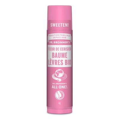 Stick à lèvres fleur de cerisier Dr Bronner's 4 gr