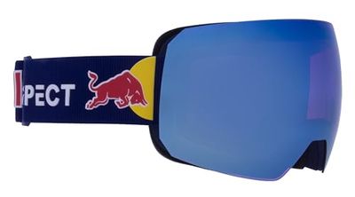 Red Bull Spect Eyewear män CHUTE-04 skidglasögon blå/ljusblå snö, lila med ljusblå spegel, L