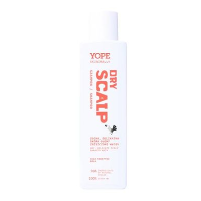 Yope Shampoo naturale al 98% di ingredienti naturali | Shampoo lenitivo e rigenerante per il cuoio capelluto Skinimally Dry 250ml