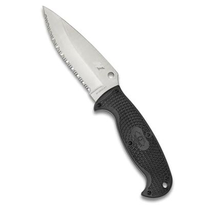 Spyderco SCFB24SBK2, Coltello Tascabile Unisex – Adulto, Nero, Taglia Unica