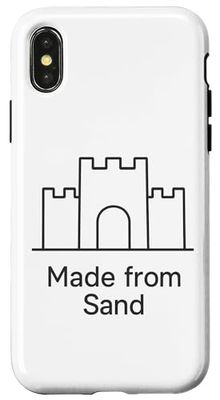 Summer Sandcastle Beach Vacation Swimming Case for iPhone X/XS