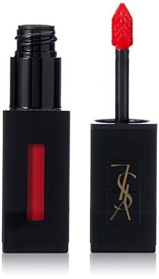 Yves Saint Laurent Cream Lip Stain Tinta Labbra Cremosa, 411 Rythm Red, 5.5 ml