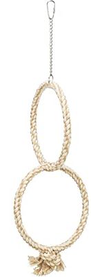 TRIXIE Vogel 51690 - Anello da arrampicata con doppio anello, 16 cm