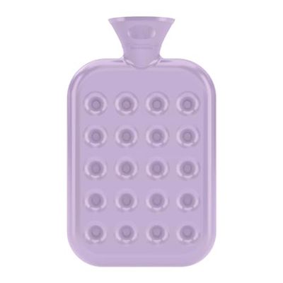 Fashy Honeycomb Hot Water Bottle, 1.2 L, Lilac