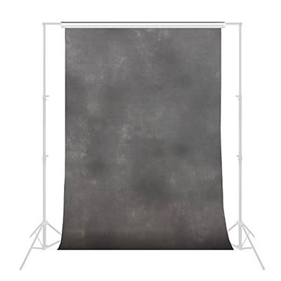 Savage Painted Canvas Sfondo Fotografico Dipinto, Colore Cenere, Dimensioni 1.52m x 2.13m, Fondale Fotografico per Video, Streaming, Interviste, Servizi Fotografici, Accessori per la Fotografia