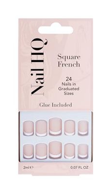 Nail HQ Square French Nails
