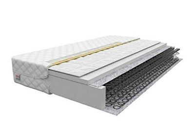 FDM BABYNATURAL Matelas à Ressorts, Mousse de polyuréthane, Blanc, 90 x 190 cm