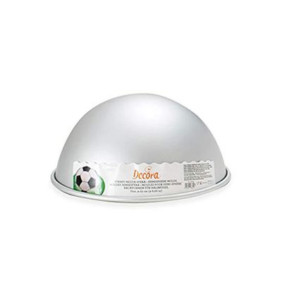 DECORA 0062955 Molde de alumínio anodizado para semi-ESFERA Ø 20 cm