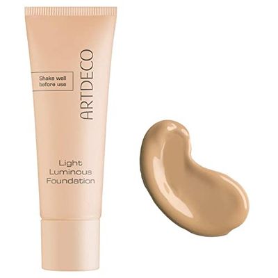 ARTDECO Light Luminous Foundation - Fondotinta liquido leggero con finitura naturale e protezione dalla luce blu, 1 x 25 ml