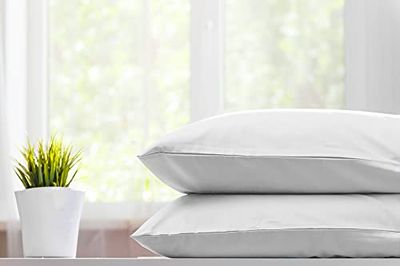 Burrito Blanco | Fundas de Almohada hostelería, algodón H12 | para Cama de 90 cm (+ Medidas Disponibles) | Sábanas hostelería 90 | Cama indivual 90