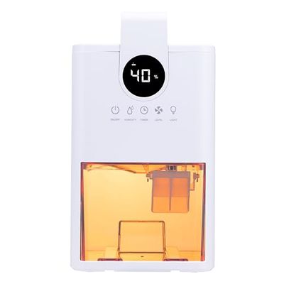 TCP Mini Dehumidifier for Home – Compact & Portable, 1L Water Tank, 24Hr Timer, Water Full Alarm, Digital Display, LED Lights, Removes Damp, Mould & Condensation