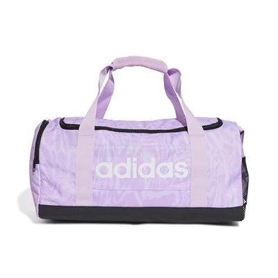 adidas Graphic Duffel Bag, Borsone Donna, Ice Lavender/Bliss Lilac/White, S