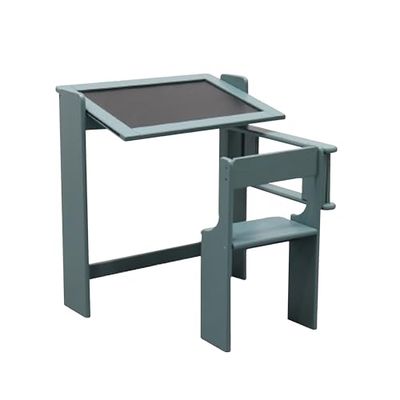ARANAZ S.L. MANUFACTURAS DE LA MADERA Pupitre Ardoise Pliable Couleur Vert, 67 x 68 x 65 cm