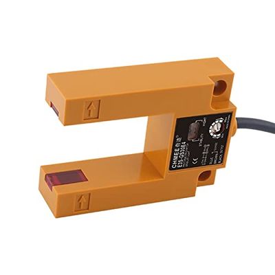 Kids&Cotton Infrared Photoelectrical Induction U-Shaped Groove Switch Elevator Flat Bed Sensor E3S-GS30E4 Three-Wire PN Normally Subject