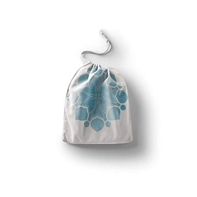 Bonamaison Printed Cotton Produce Bag with Drawstring, Reusable Grocery Bag, Biodegradable Eco-Friendly Bags, Travel Pouch, Sachet Bags, Shopping Bag, Eco Friendly, Foldable, Size: 30x40 cm