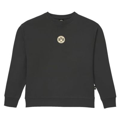 Borussia Dortmund dam BVB typ crewneck grå tröja, GRÅ, XL