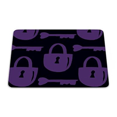 Questo Casa, Tapis de Souris rectangulaire avec Impression numérique - Antidérapant - pour Bureau et Maison - 22 x 18 cm
