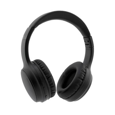 CoolBox Air 40 - Cuffie Bluetooth senza fili, pieghevoli, con cancellazione del rumore attivo, fino a 40 ore di autonomia, Bluetooth 5.3, fascia, ricarica in 1,5 ore, portata 10 m, nero