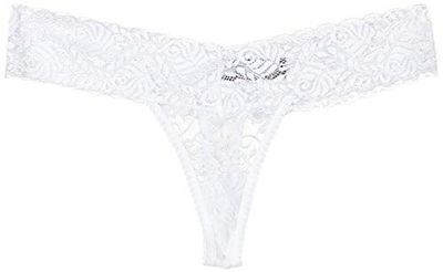 Be Wicked V-Cut Spitzenhöschen - Weiß, 15 g