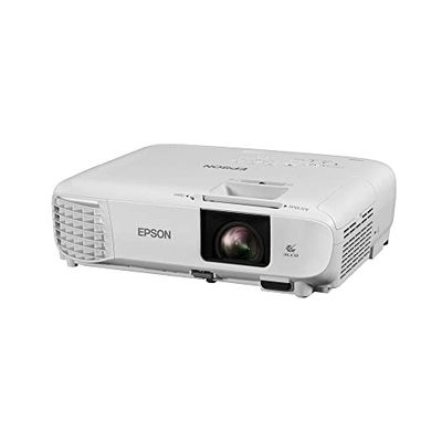 Epson EB-FH06 - Proyector Full HD 1080p, 3500 lúmenes, Contraste 16.000:1, Lámpara Larga Duración 12.000 horas, Pantalla Hasta 330 pulgadas, Tecnología 3 LCD