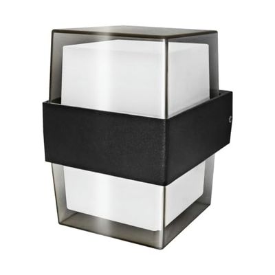 APLIQUE LED LUXE CUADRA.NEGRO IP54 10W.F