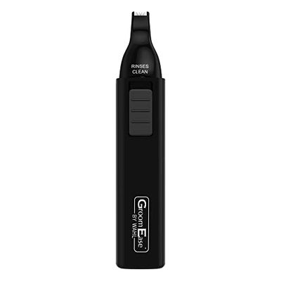 GroomEase by Wahl Ear and Nose Trimmer, Personal Trimmer, Trimmers for Men and Women, Nose Ear and Eyebrow Trimming, Rinse Clean Blade, Easy to Use, Cordless