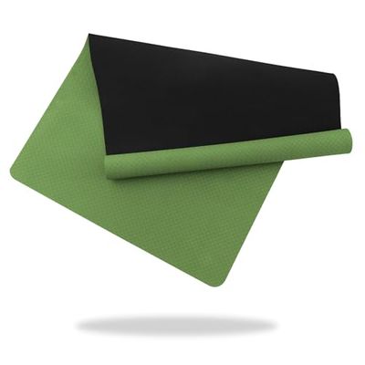 Good Nite Yogamat, grote yogamat, XXL, 190 x 100 x 0,6 cm, gymnastiekmat, sportmat, antislip, TPE, fitnessmat, trainingsmat, pilates, mat voor yoga, pilates, training, gym