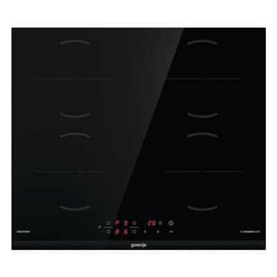 Gorenje GI6401BCE Plaque de Cuisson à Induction - 60 cm - TouchControl - PowerBoost - Timer - ChildLock - Indicateur de Chaleur Résiduelle - Noir