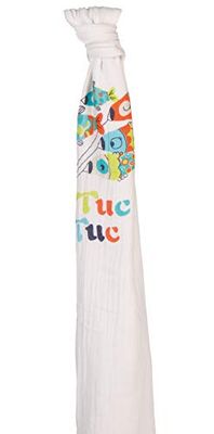 Tuc Tuc 09619 Couverture en Mousseline, Motif Kimono, 120x120 cm, 1 Unité