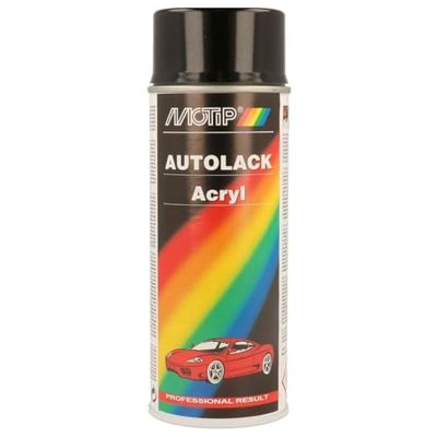 MoTip Car Paint 400ml Aerosol - Kompakt Black Metallic