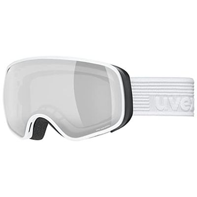 uvex scribble FM sph, Skidglasögon unisex barn, white/silver-clear, one size