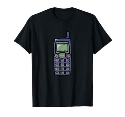 Vaporwave Retro Telefono Portatile Maglietta