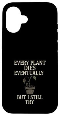 Goth Gardener Witchy Garden Skull Plant Moody Dark Aesthetic Case for iPhone 16