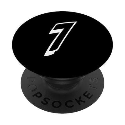 Number Seven 7 Sports Team Uniform 7 PopSockets Adhesive PopGrip