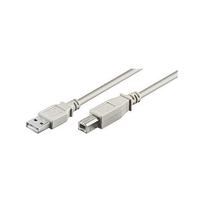 Wentronic Câble USB 3.0 Fiche A / Fiche B 3m Gris (Import Allemagne)