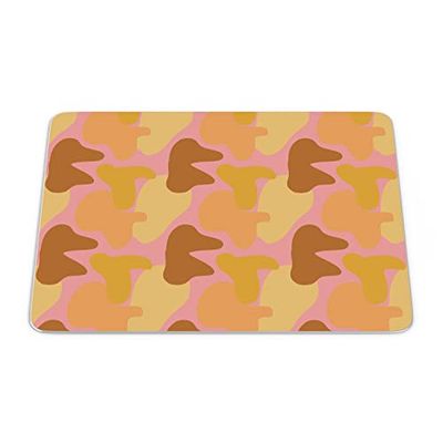 Bonamaison, Tappetino per mouse rettangolare con stampa digitale pop art, base antiscivolo, per ufficio e casa, dimensioni: 22 x 18 cm