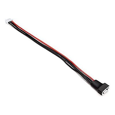 YUNIQUE GREEN-CLEAN-POWER - Câble d'Extension 17cm pour Batteries Li-Po | 22AWG Silicone | Compatibilité Universelle avec Les Chargeurs | Adapté pour Drones, Rouge Noir Blanc, Plastique