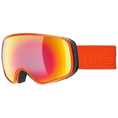 uvex scribble FM sph, Skibril Unisex kinderen, red/rainbow-clear, one size
