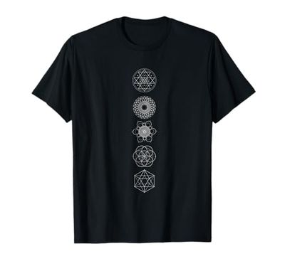 Sacred Geometry Symbols of Ancient Mystical Wonders New Age T-Shirt