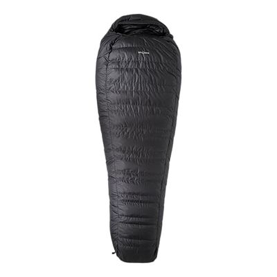 LOWLAND OUTDOOR K2 Expedition Saco de Dormir de Goma, Color Negro, 225x80 cm