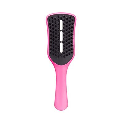 Tangle Teezer | Easy Dry & Go Vented Hairbrush for Wet Hair | Adds Volume, Smoothness and Shine | Vented Brush Reduces Blow Dry Time | Shocking Pink