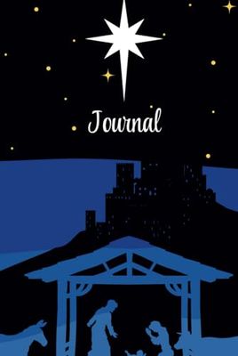 Manger Scene, Birth of Jesus Christ, Star of Bethlehem, Three Wise Men, Nativity Year Round Christmas Composition Notebook, Journal for Men, Women, ... Young Adults: 120 cream colored pages, 6"x9"