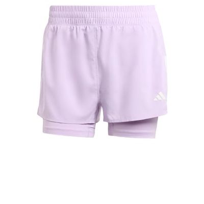 adidas Donna Own The Run Climacool 2in1 Short, Powder Plum, S